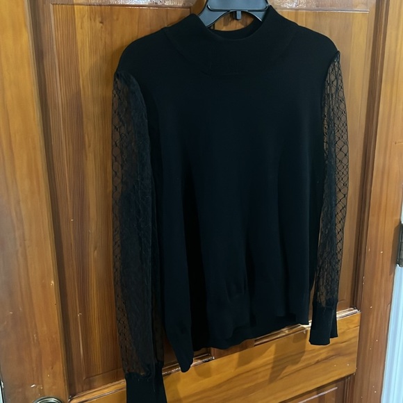 Black Madison + Hudson Blouse Size Large - Picture 3 of 12